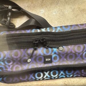 Men's Black and Blue Crossbody Bag